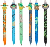 Długopisy - 6x długopis wymazywalny STAR WARS Baby YODA - miniaturka - grafika 1