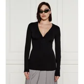 Bluzki damskie - Silvian Heach Bluzka | Slim Fit - miniaturka - grafika 1