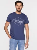 Koszulki męskie - Koszulka męska bawełniana Lee Cooper HERO1-2401 M Niebieska (5904347395506) - miniaturka - grafika 1