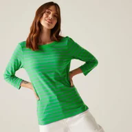 Odzież trekkingowa damska - Koszulka do chodzenia z rękawem 3/4 damska Bayletta II - miniaturka - grafika 1