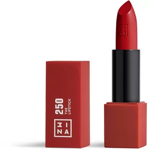 3INA MAKEUP 3INA Makeup - Vegan  Cruelty Free  The Lipstick 250  długotrwała pomadka do ust  matowa  wodoodporna  mocno pigmentowana pomadka do ust  ciemnoróżowa czerwień  matowana The Lipstick 250 - Szminki - miniaturka - grafika 1