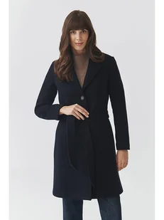 TATUUM Wełniany płaszcz "Nitika" w kolorze granatowym - Płaszcze damskie - miniaturka - grafika 1