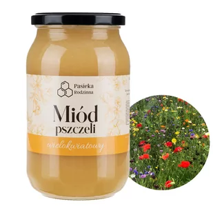 Miód wielokwiatowy 1150g - Miód - miniaturka - grafika 1