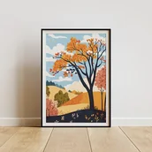 Obrazy i zdjęcia - Plakat - Beskid Niski jesienią - miniaturka - grafika 1