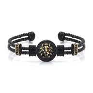 Bransolety męskie - Men's metal bracelet elegant - EM Men's Accessories - miniaturka - grafika 1