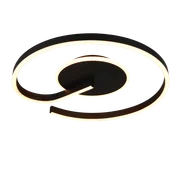 Lampy sufitowe - CALLE R63631132 lampa sufitowa czarna spirala LED 21W CCT 3stepDim - miniaturka - grafika 1