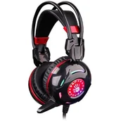 Słuchawki - A4Tech BLOODY G300 Czarno-Czerwone (A4TSLU45541) - miniaturka - grafika 1