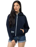 Kurtki damskie - Jack Wolfskin Damska kurtka polarowa Starboard niebieski (midnight blue) xxl - miniaturka - grafika 1