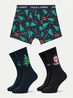 Majtki dla dzieci - Jack&Jones Junior Komplet bielizny Holly Jolly 12267024 Granatowy - miniaturka - grafika 1