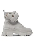 Botki damskie - Steve Madden Trapery Tanker-H Bootie SM19000035 SM19000035-287 Écru - miniaturka - grafika 1