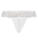 Komplety bielizny - Stringi z szeroką koronką Comfo białe, Teyli - miniaturka - grafika 1