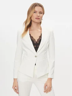Rinascimento Marynarka CFC0117699003 Biały Regular Fit - Marynarki i żakiety damskie - miniaturka - grafika 1
