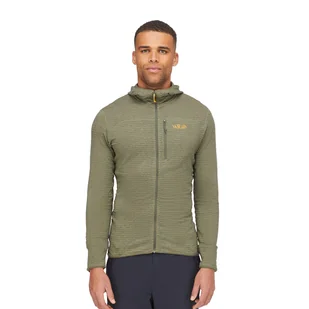 Bluza z kapturem męska Rab Men's Ascendor Light Hoody rozpinana - Bluzy narciarskie - miniaturka - grafika 1