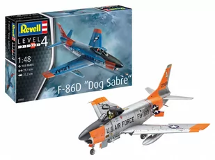 Revell, Samolot f-86d dog sabre 1/48, Model plastikowy - Samoloty i helikoptery - miniaturka - grafika 1