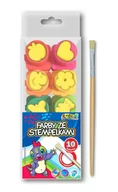 Pozostałe akcesoria dla plastyków - Penmate Farby ze stempelkami 20ml Kolori 10 kol PENMATE - miniaturka - grafika 1