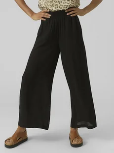 Vero Moda Spodnie w kolorze czarnym - Spodnie damskie - miniaturka - grafika 1