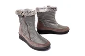 Botki damskie - IMAC 656559 7152/017 mud/brown, śniegowce damskie - miniaturka - grafika 1
