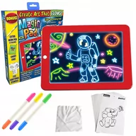 Tablice dla dzieci - Tablet Graficzny Do Rysowania Znikopis Prezent Led - miniaturka - grafika 1
