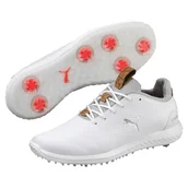 Buty dla chłopców - PUMA Męskie buty do golfa Ignite Pwradapt JRS, Biała Puma White 01, 38 EU - miniaturka - grafika 1