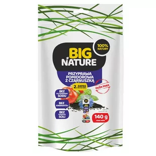 Big Nature Przyprawa pomidorowa z czarnuszką 140 g - Przyprawy i zioła sypkie - miniaturka - grafika 1