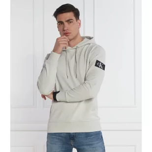 CALVIN KLEIN JEANS Bluza BADGE | Regular Fit - Bluzy męskie - miniaturka - grafika 1