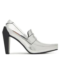 Półbuty damskie - Półbuty United Nude Gem Loafer Hi 1095514116 Srebrny - miniaturka - grafika 1
