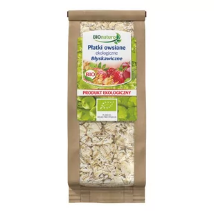 Płatki owsiane błyskawiczne BIONATURO, 250 g - Zdrowa żywność - miniaturka - grafika 1