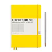 Szkolne artykuły papiernicze - Leuchtturm 1917 notatnik Medium (A5), twarda okładka, 249 stron, cytrynowy 344798 - miniaturka - grafika 1