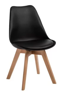 Fotel biurowy, krzesło biurowe D2.DESIGN Krzesło Norden Cross PP czarne 1627 113101 - Fotele i krzesła biurowe - miniaturka - grafika 1