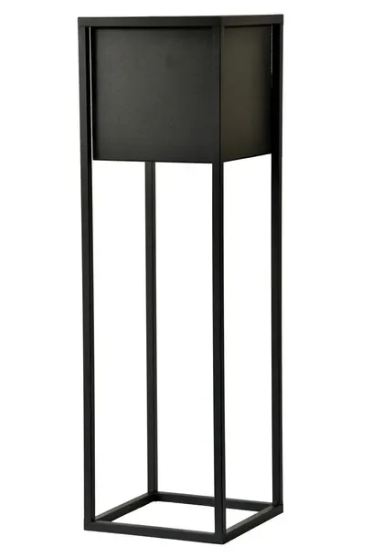 Stojak na kwiaty skrzynka metalowy kwietnik stojący 70 cm loft z osłonką