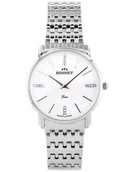 Zegarki damskie - ZEGAREK DAMSKI BISSET BSBE54 - silver/white (zb554a) - miniaturka - grafika 1