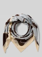 Apaszki i szaliki damskie - Szal z nadrukiem z logo model 'Anekki' - miniaturka - grafika 1