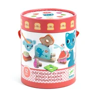 Zabawy w naśladowanie dorosłych - Zestaw do odgrywania ról Djeco - Zestaw śniadaniowy Kotki - miniaturka - grafika 1