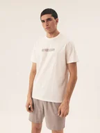 Piżamy damskie - Piżama męska Snap Henderson biały, szary 2XL - miniaturka - grafika 1