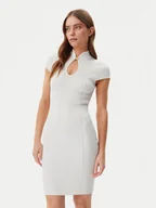Sukienki - Guess Sukienka dzianinowa W5GK46 Z3L10 Écru Slim Fit - miniaturka - grafika 1
