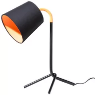 Lampy stojące - BLmeble Lampa biurowa czarna stołowa nocna gabinetowa MOOKI BLmeble - miniaturka - grafika 1