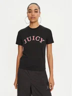 Koszulki i topy damskie - Juicy Couture T-Shirt College Gf JCSCT224414 Czarny Regular Fit - miniaturka - grafika 1