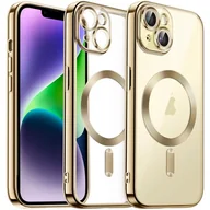Pozostałe akcesoria do telefonów - Etui Electro MagSafe Case do Apple iPhone 14 - Złoty - miniaturka - grafika 1