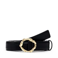 Paski - Pasek Damski Desigual 25SARL30 Czarny - miniaturka - grafika 1