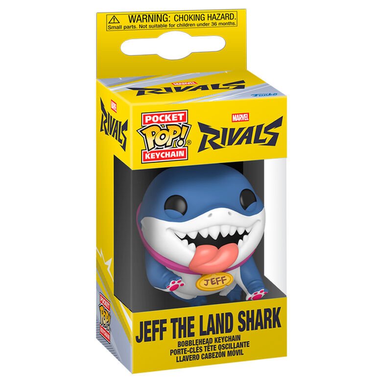 Breloczek Pocket POP! Marvel Rivals Jeff Rekin Lądowy - Mini Figurka