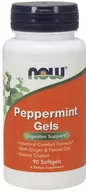 Witaminy i minerały dla sportowców - Now Foods - Peppermint Gels 90 Softgels - miniaturka - grafika 1