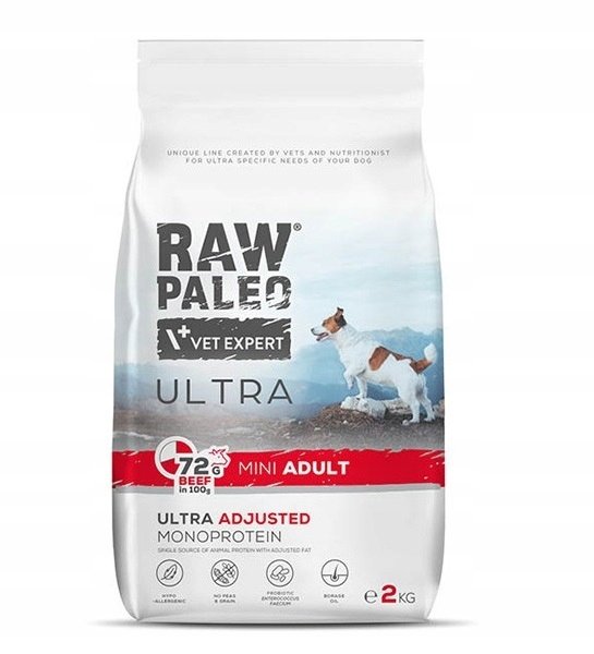 Vetexpert Raw Paleo Ultra Beef Adult Mini 8kg