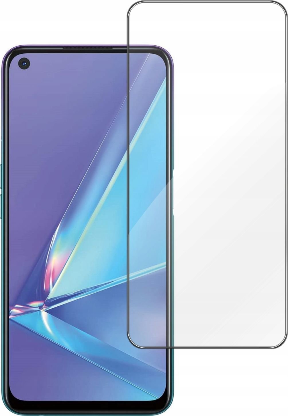 etumi Szkło Hartowane 9H Do Oppo A72 Szybka Na Ekran Szkiełko Ochronne Na Ekran Twarde Płaskie Przód / Ochrona Matrycy Telefonu Glas0097