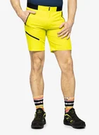 Odzież trekkingowa męska - Spodenki turystyczne Vaude Scopi LW Shorts II - bright green/black - miniaturka - grafika 1