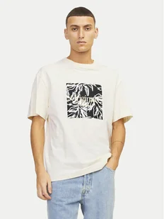 Jack&Jones T-Shirt Lafayette 12250436 Écru Relaxed Fit - Koszulki męskie - miniaturka - grafika 1