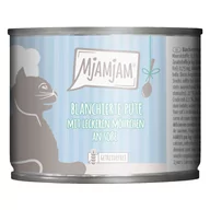 Mokra karma dla kotów - MjAMjAM w sosie, 6 x 185 g - Blanszowany indyk ze smaczną marchwią - miniaturka - grafika 1
