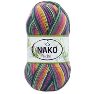 Pasmanteria - Włóczka skarpetkowa wełniana Nako Boho Desen kol. 82454 - miniaturka - grafika 1