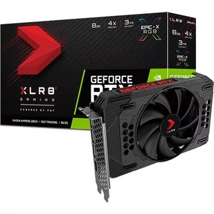 PNY Karta graficzna GeForce RTX 3050 XLR8 Gaming Revel Epic-X 8GB RGB VCG30508SFXPPB - Karty graficzne - miniaturka - grafika 1