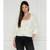 Swetry damskie - GUESS Sweter KEYLA | Regular Fit - miniaturka - grafika 1