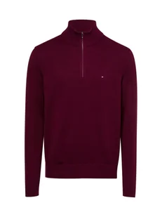 Tommy Hilfiger Sweter z zawartością kaszmiru Mężczyźni Bawełna czerwony jednolity, S - Swetry męskie - miniaturka - grafika 1